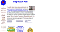 Desktop Screenshot of inspectorpaul.com